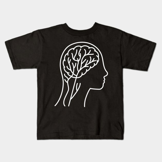 Brain Cancer Awareness Kids T-Shirt by Teravitha